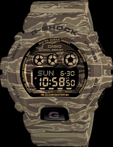 Casio GD-X6900CM-5 Green Tiger Camo