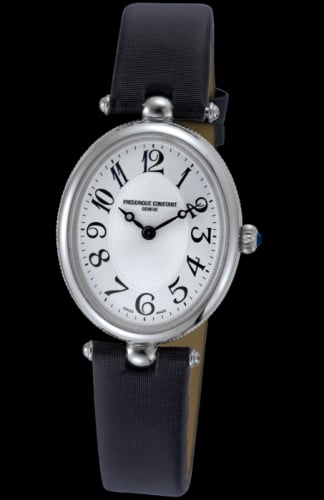 Frederique Constant Art Deco Oval Stainless Steel / Silver