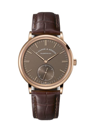 A. Lange & Söhne Saxonia Automatik Pink Gold / Terra Brown Ginza