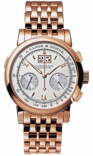 A. Lange & Söhne Datograph Rose Gold / Silver / Bracelet