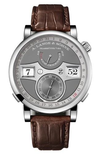A. Lange & Söhne Zeitwerk Date White Gold / Grey