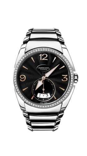 Parmigiani Fleurier Tonda Metropolitaine Stainless Steel / Black / Diamond / Bracelet