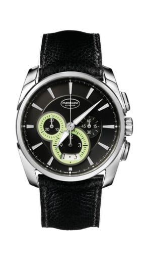 Parmigiani Fleurier Tonda Metrographe Stainless Steel / Black / Strap