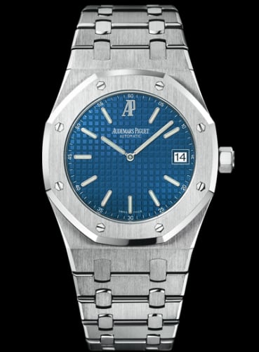 Audemars Piguet Royal Oak Extra-Thin Stainless Steel / Blue