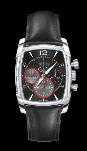 Parmigiani Fleurier Kalpagraphe Stainless Steel / Black / Calf