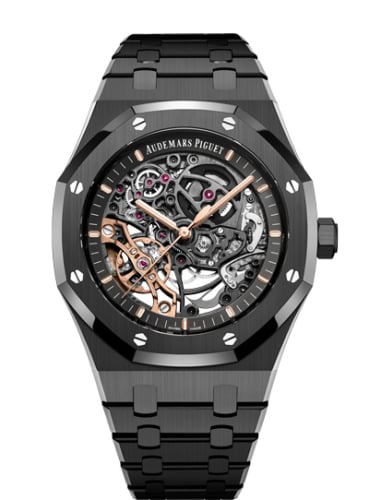 Audemars Piguet Royal Oak 41 Double Balance Wheel Openworked Black Ceramic