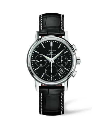 Longines Column-Wheel Chronograph Black