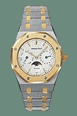 Audemars Piguet Royal Oak 25594 Moon Phase Stainless Steel / Yellow Gold / White