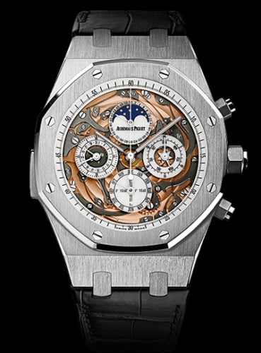 Audemars Piguet Royal Oak Grande Complication Openworked White Gold / Strap