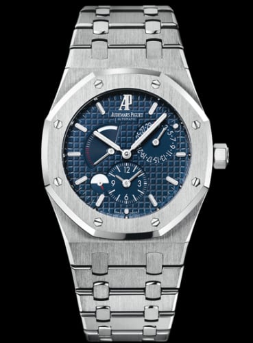 Audemars Piguet Royal Oak Dual Time Stainless Steel / Blue