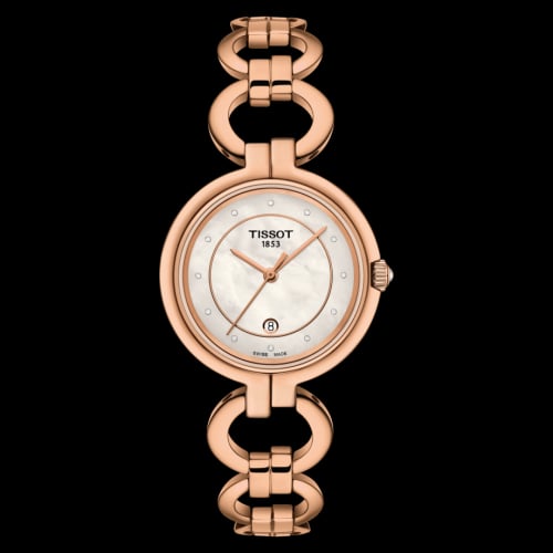 Tissot Flamingo PVD Rose Gold / MOP / Bracelet
