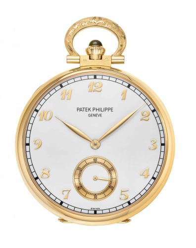 Patek Philippe Pocket Watch Lepine Yellow Gold / Yosemite Valley