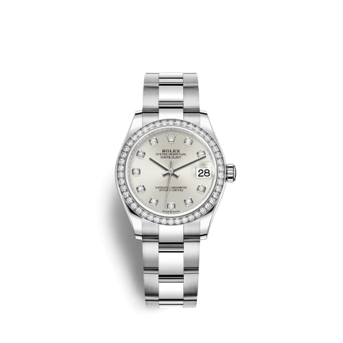 Rolex Datejust 31 Stainless Steel Diamond / Oyster / Silver - Diamond