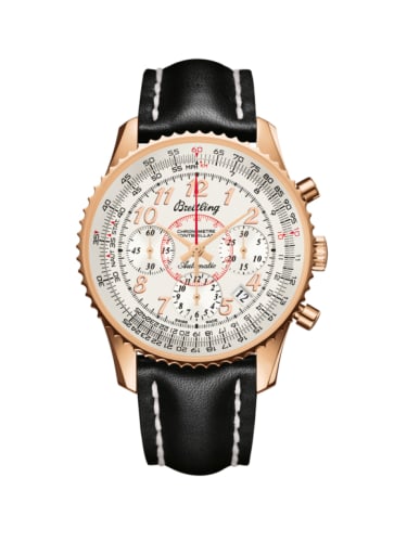 Breitling Montbrillant 01 Red Gold / Mercury Silver / Calf