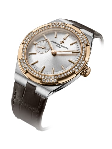 Vacheron Constantin Overseas Small Stainless Steel / Pink Gold / Diamond / Silver