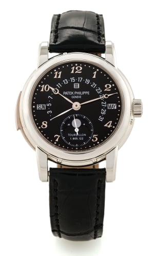 Patek Philippe Tourbillon Minute Repeater Perpetual Calendar 5016 Platinum / Black Breguet
