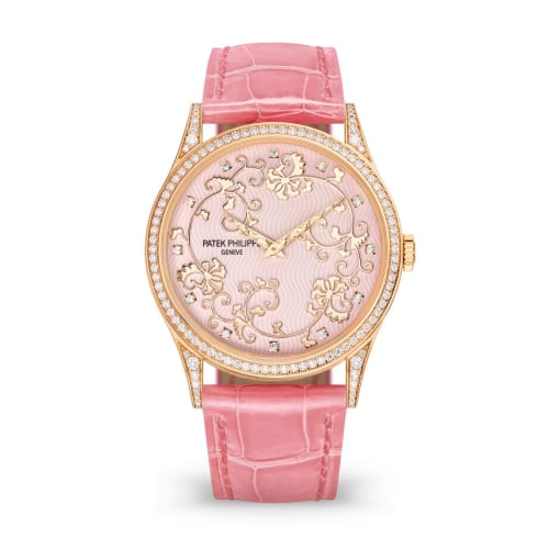 Patek Philippe Calatrava 5077R Pictures in Relief / Floral Scrolls