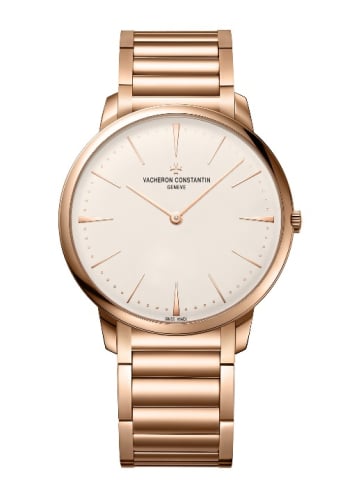 Vacheron Constantin Patrimony Contemporaine 40 Manual-Winding Pink Gold / Silver / Bracelet