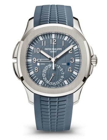 Patek Philippe Aquanaut Travel Time 5164 White Gold / Blue