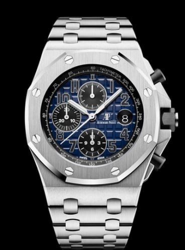Audemars Piguet Royal Oak Offshore 42 Platinum / Smoked Blue / Bracelet