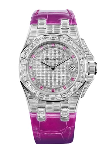 Audemars Piguet Royal Oak OffShore 67543 Lady Quartz Sapphire Hour