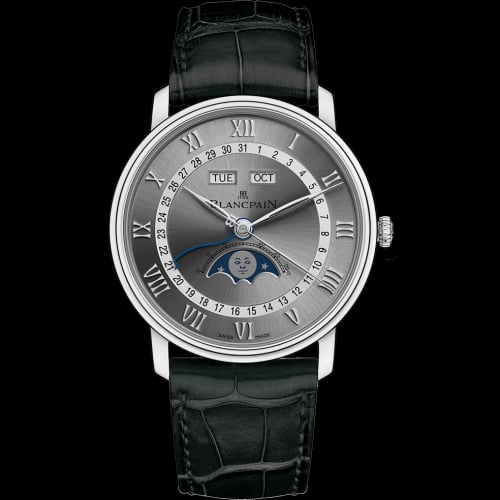 Blancpain Villeret Quantième Complet 40mm Stainless Steel / Grey