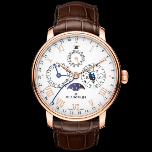 Blancpain Villeret Calendrier Chinois Traditionnel Red Gold / White