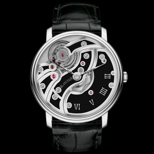 Blancpain Villeret Mouvement Inversé Black