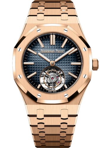Audemars Piguet Royal Oak Self-Winding Flying Tourbillon Pink Gold / Blue