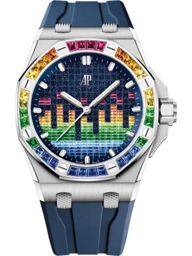 Audemars Piguet Royal Oak Offshore Selfwinding Music Edition White Gold - Rainbow / Aventurine