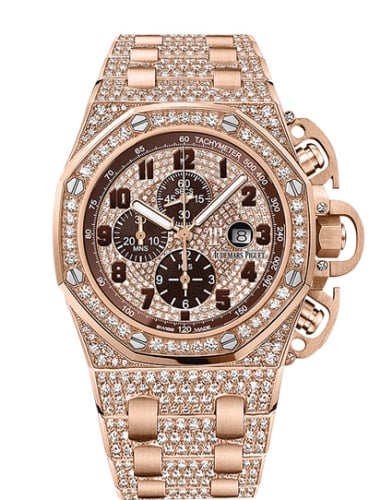 Audemars Piguet Royal Oak OffShore 26215 T3 Pink Gold / Diamond / Bracelet