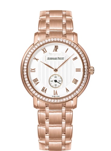 Audemars Piguet Jules Audemars Small Seconds Pink Gold / Diamond / Silver / Bracelet