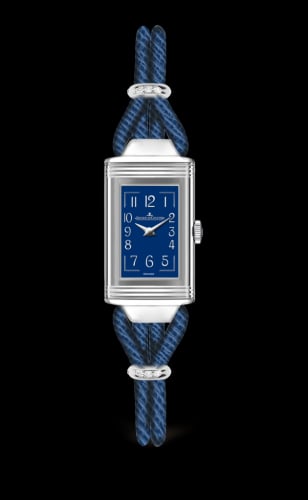 Jaeger-LeCoultre Reverso One Cordonnet Stainless Steel / Blue
