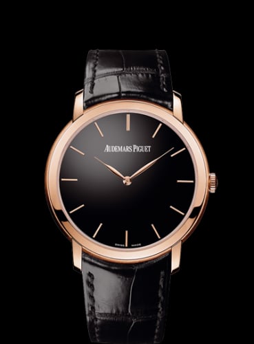 Audemars Piguet Jules Audemars 15180 Extra-Thin Pink Gold / Black