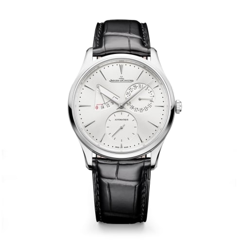 Jaeger-LeCoultre Master Ultra Thin Réserve de Marche Stainless Steel / Silver / Alligator