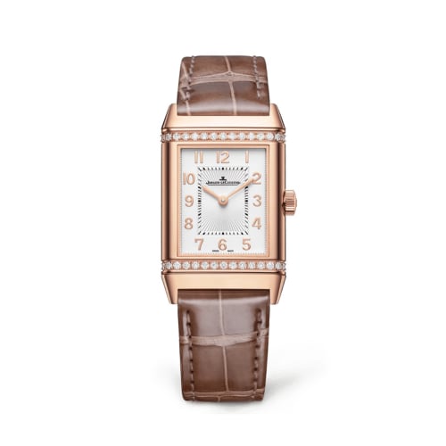 Jaeger-LeCoultre Reverso Classic Medium Duetto Pink Gold / Silver