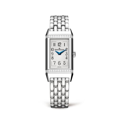 Jaeger-LeCoultre Reverso One Stainless Steel / Diamond / White / Bracelet