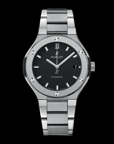 Hublot Classic Fusion 38 Titanium / Black / Bracelet