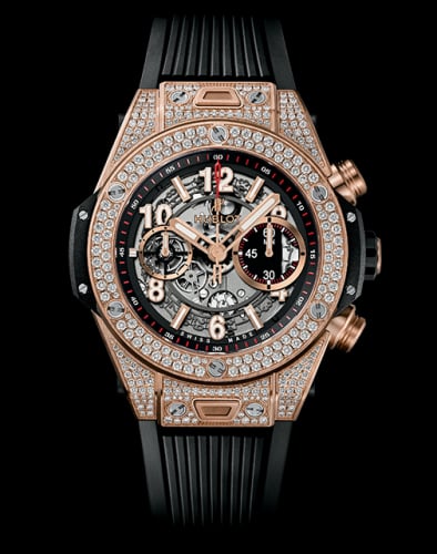 Hublot Big Bang Unico 45 King Gold / Pavé / Black