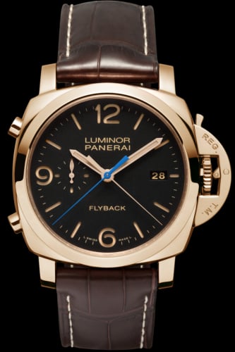 Panerai Luminor 1950 44 3 Days Chrono Flyback Automatic Red Gold / Black