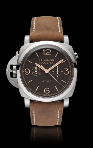 Panerai Luminor 1950 Chrono Mono-Pulsante Left-Handed 8 Days Titanio
