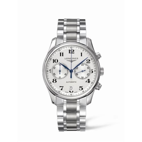Longines Master Collection Chronograph 40 Stainless Steel / Silver / Bracelet