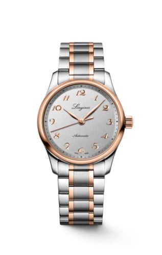 Longines Master Collection Date 34 Stainless Steel - Pink Gold / Silver / Bracelet