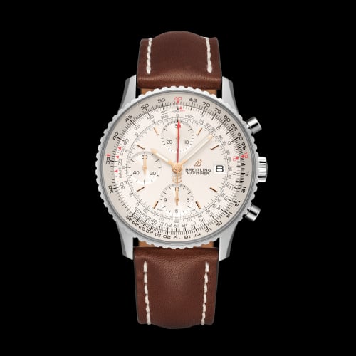 Breitling Navitimer 1 Chronograph 41 Stainless Steel / Silver / Calf / Folding