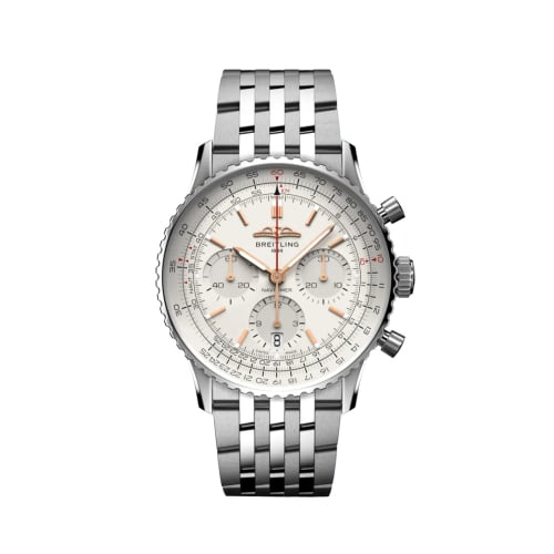 Breitling Navitimer B01 Chronograph 41 Stainless Steel / Silver / Bracelet