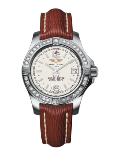 Breitling Colt Lady Diamond / Stratus Silver / Sahara / Pin