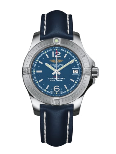 Breitling Colt Lady Mariner Blue / Calf / Pin