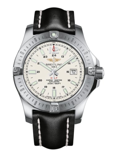 Breitling Colt 44 Automatic Stratus Silver / Calf