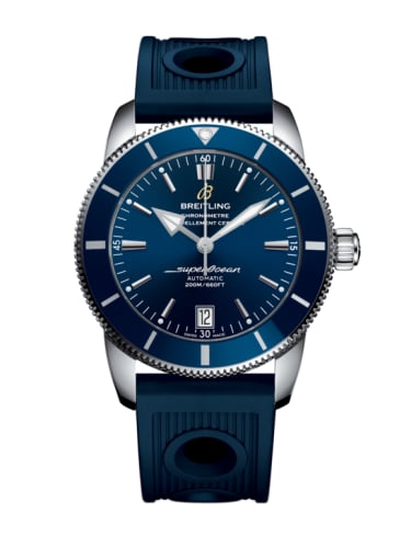 Breitling Superocean Heritage II 42 Stainless Steel / Blue / Blue / Rubber / Pin