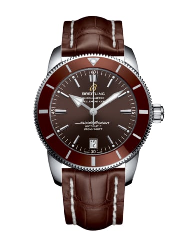 Breitling Superocean Heritage II 42 Stainless Steel / Bronze / Bronze / Croco